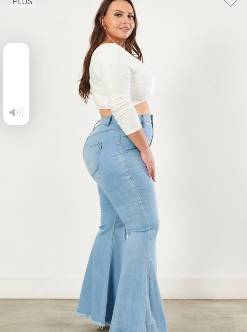 High waisted Curvy Jeans